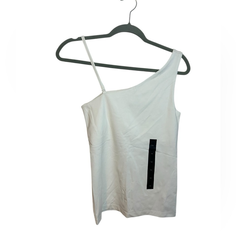 Nwt Banana Republic White One-Shoulder Cami Top